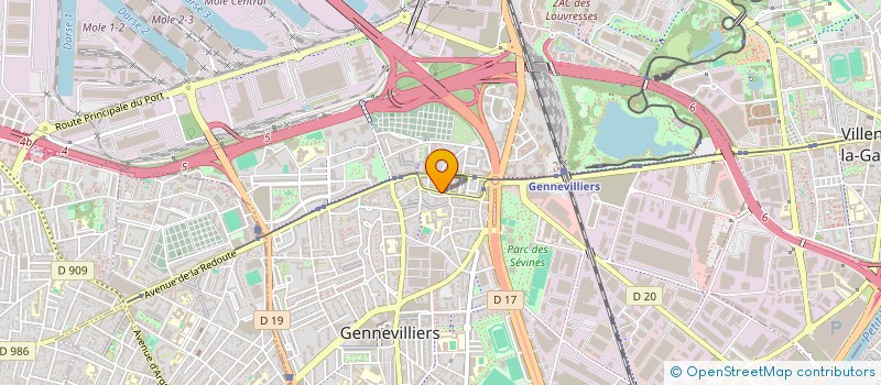 localisation de l'entreprise 987 780 772  à GENNEVILLIERS