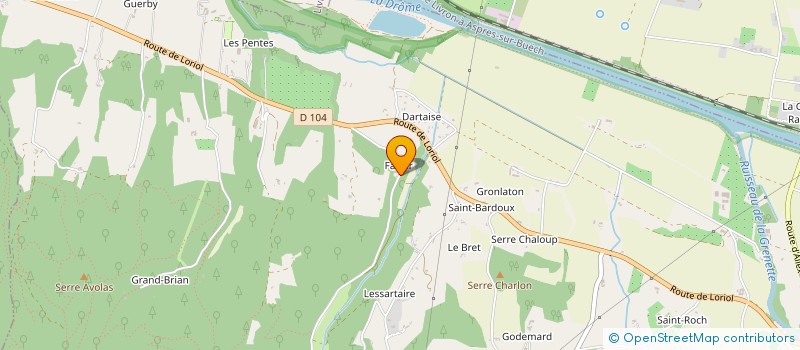 localisation de l'entreprise 987 789 914   GRANE