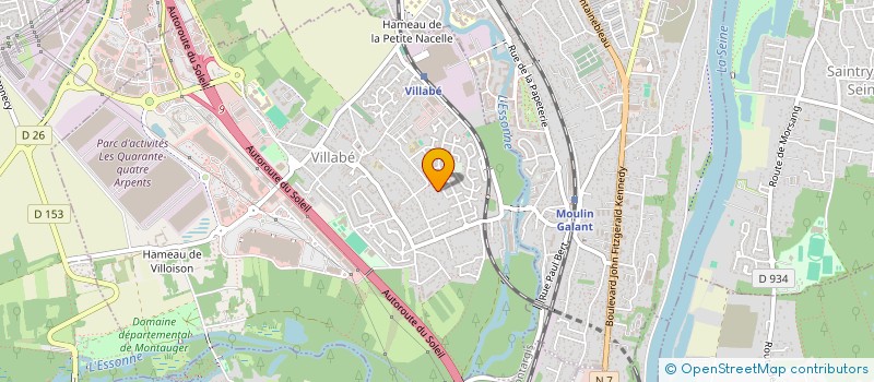 localisation de l'entreprise 987 828 605   VILLABE