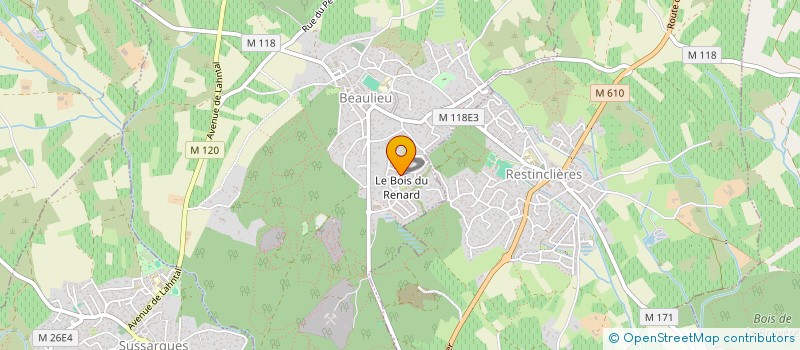 localisation de l'entreprise 987 829 223   JACOU