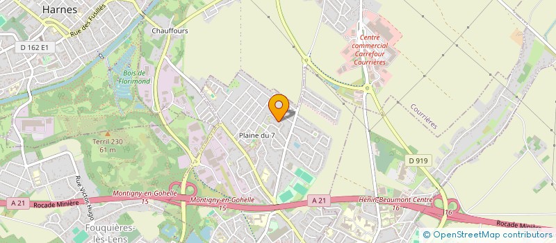 localisation de l'entreprise 987 877 107   MONTIGNY-EN-GOHELLE