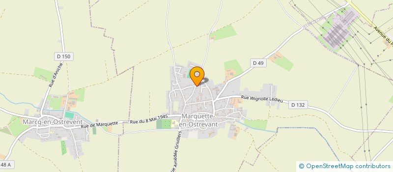 localisation de l'entreprise 987 898 145   MARQUETTE-EN-OSTREVANT