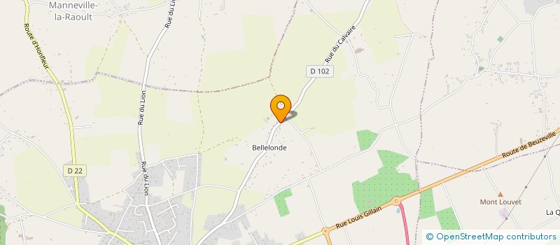 localisation de l'entreprise 987 951 480   BEUZEVILLE