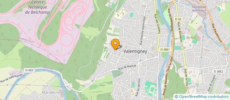 localisation de l'entreprise 988 123 337   VALENTIGNEY