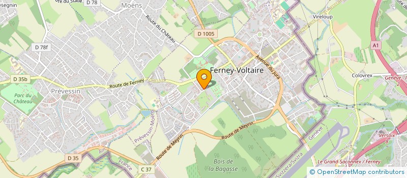 localisation de l'entreprise 988 124 764  à FERNEY-VOLTAIRE