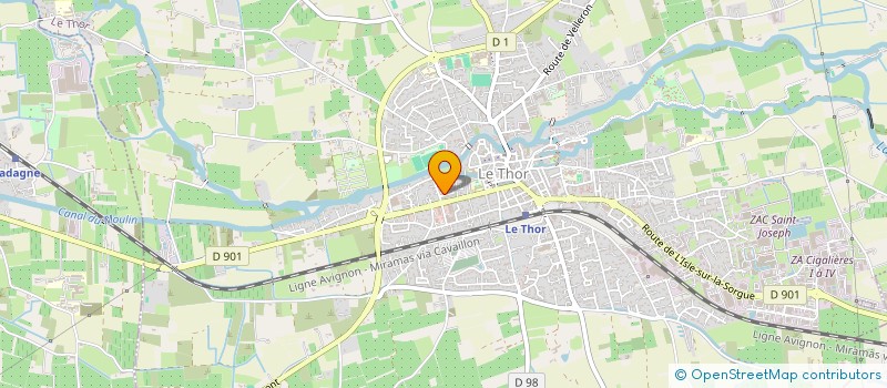 localisation de l'entreprise 988 129 417   LE THOR