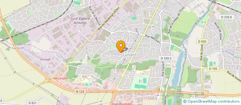 localisation de l'entreprise 988 164 141 à LUISANT