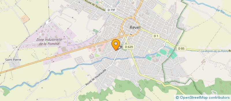 localisation de l'entreprise 988 375 515   REVEL