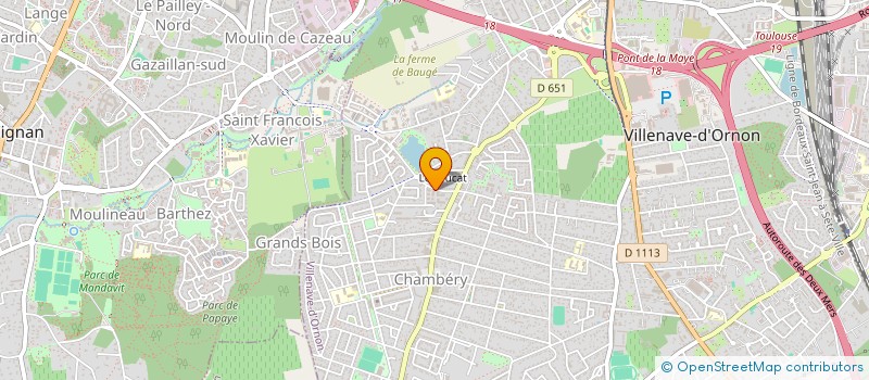 localisation de l'entreprise 988 489 761   VILLENAVE-D'ORNON