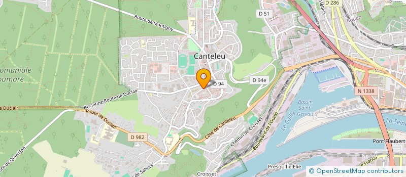 localisation de l'entreprise 988 879 086   CANTELEU