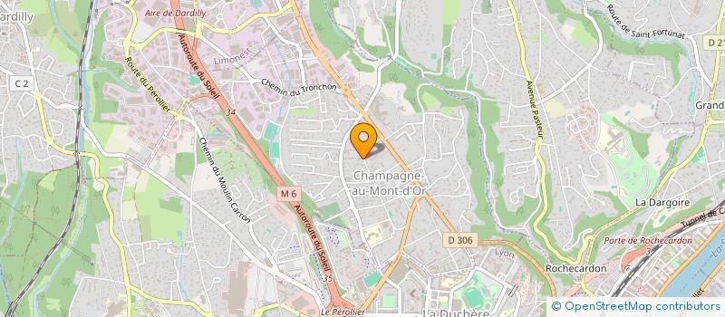 localisation de l'entreprise 989 126 008   CHAMPAGNE-AU-MONT-D'OR