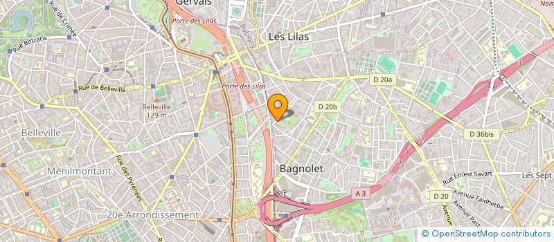 localisation de l'entreprise 989 128 319   BAGNOLET