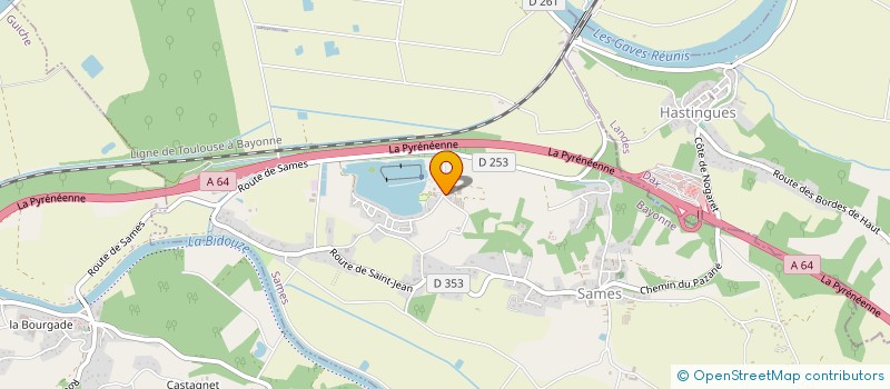 localisation de l'entreprise 989 148 648   SAMES