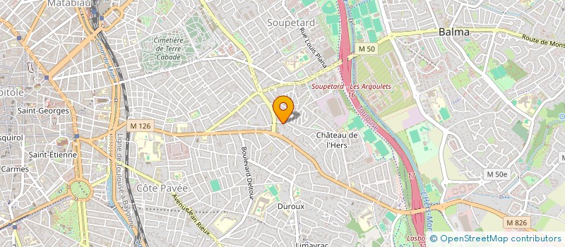 localisation de l'entreprise 989 216 247   TOULOUSE