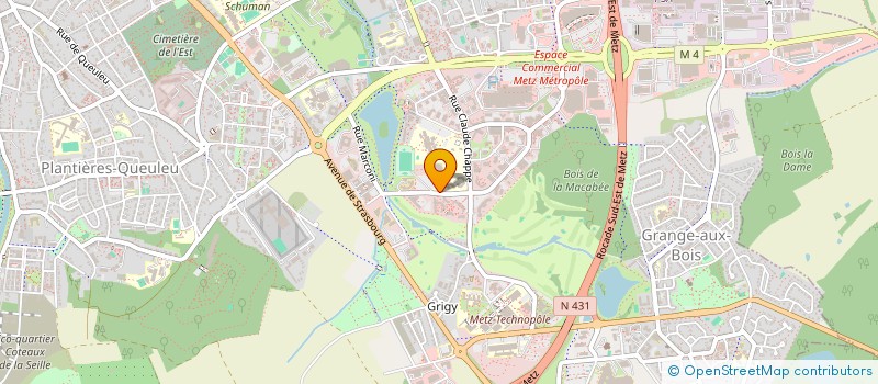 localisation de l'entreprise 989 262 704   METZ