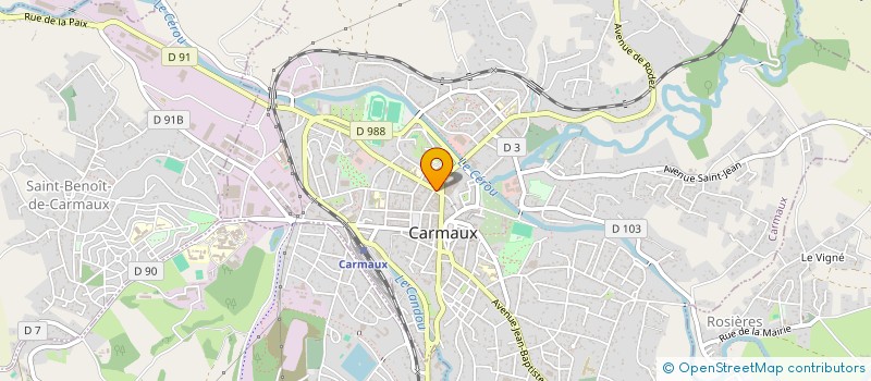 localisation de l'entreprise 989 291 885   CARMAUX