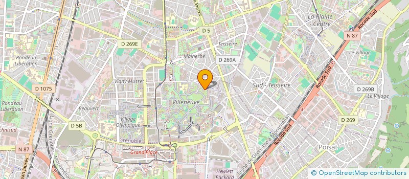 localisation de l'entreprise 989 449 343   GRENOBLE