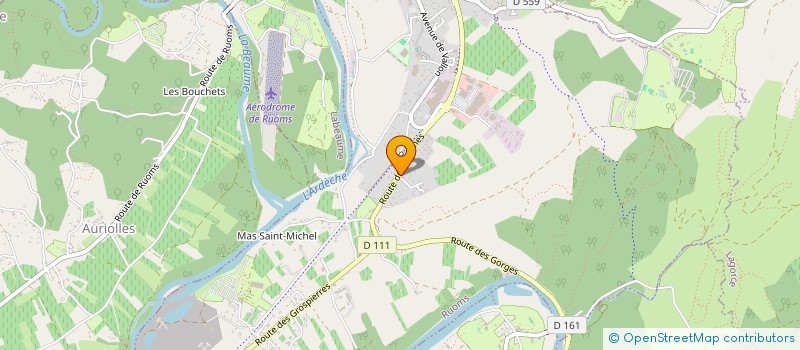 localisation de l'entreprise 989 520 697   RUOMS