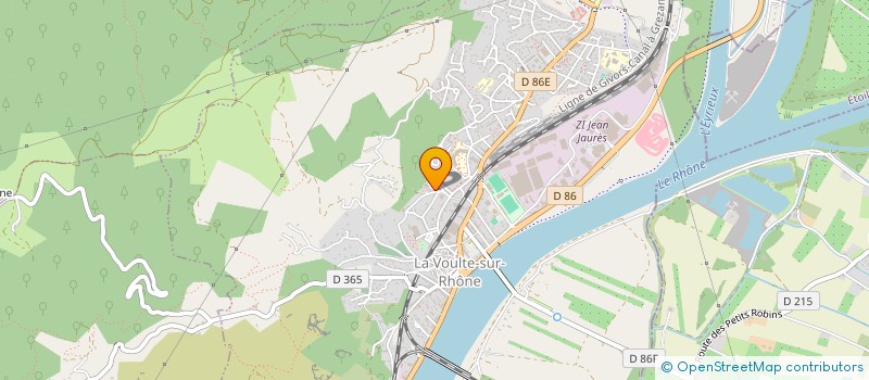 localisation de l'entreprise 989 575 451   LA VOULTE-SUR-RHONE