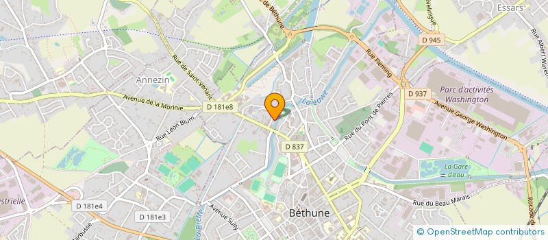 localisation de l'entreprise 989 578 646   BETHUNE