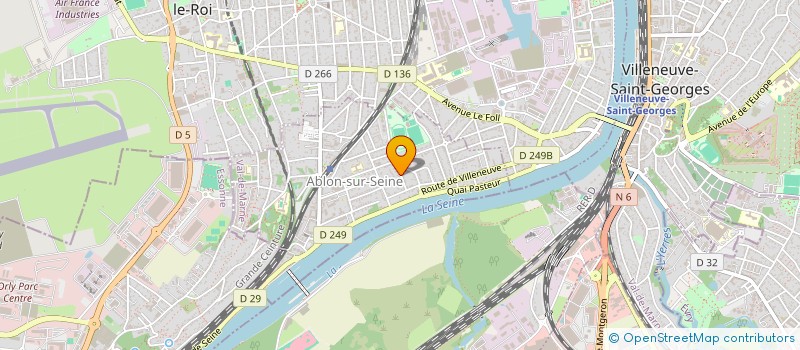 localisation de l'entreprise 989 770 888   ABLON-SUR-SEINE