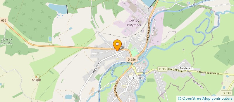 localisation de l'entreprise 989 917 364   SARRALBE