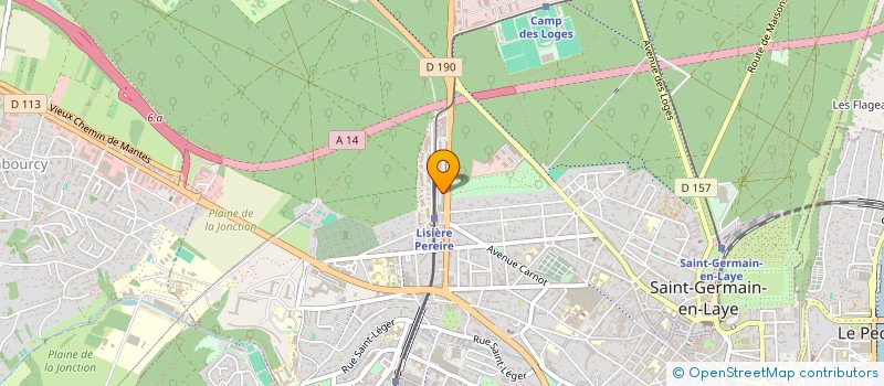 localisation de l'entreprise 99 MAGAZINE  SAINT-GERMAIN-EN-LAYE