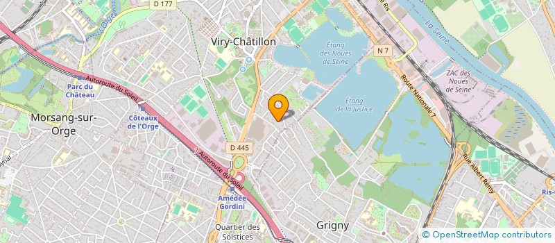 localisation de l'entreprise 99 NARRATIVES  EVRY-COURCOURONNES