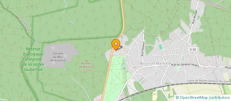localisation de l'entreprise 990 275 216   BOURRON-MARLOTTE