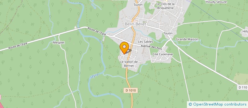 localisation de l'entreprise 990 371 106   BELIN-BELIET