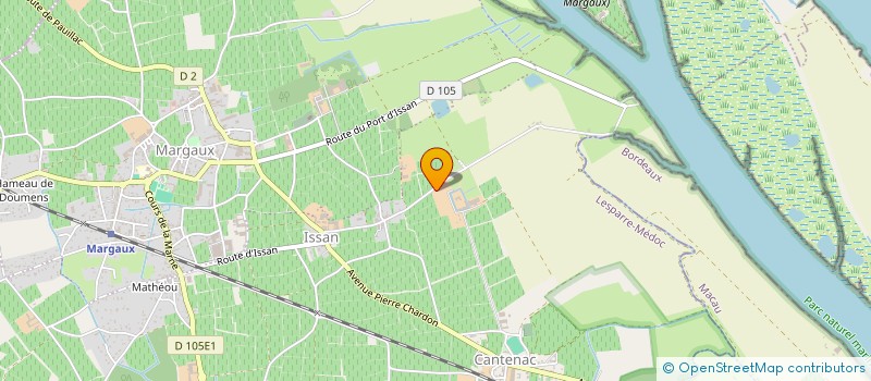 localisation de l'entreprise 990 550 287   MARGAUX-CANTENAC