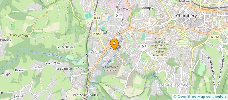 localisation de l'entreprise 990 598 856   COGNIN