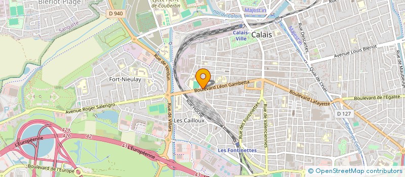 localisation de l'entreprise 990 637 704   CALAIS