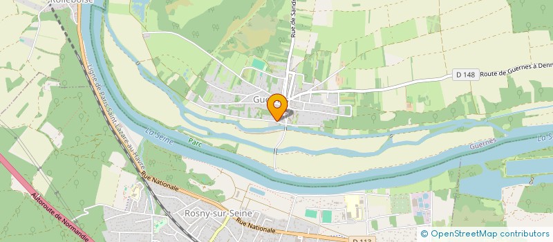 localisation de l'entreprise 990 794 737   GUERNES