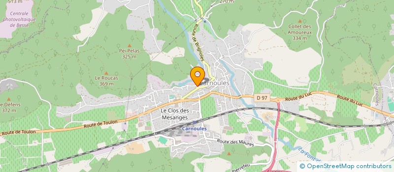 localisation de l'entreprise 990 866 980   CARNOULES