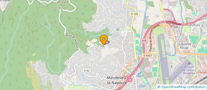 localisation de l'entreprise 990 878 639   MANDELIEU-LA-NAPOULE