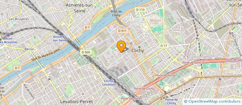 localisation de l'entreprise 991 049 453   CLICHY