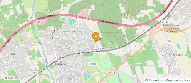 localisation de l'entreprise 991 169 905   VERGEZE