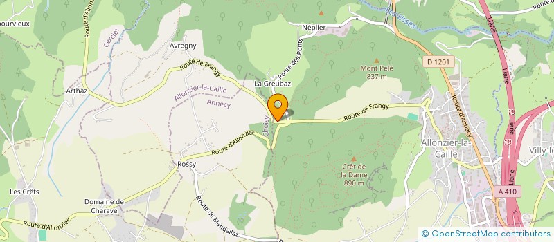 localisation de l'entreprise 991 382 318   ALLONZIER-LA-CAILLE