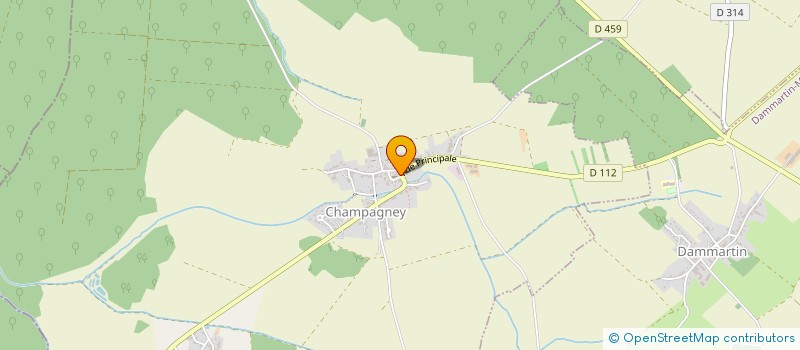 localisation de l'entreprise 991 492 000   CHAMPAGNEY