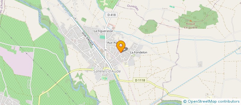 localisation de l'entreprise 991 558 990   SALLELES-D'AUDE