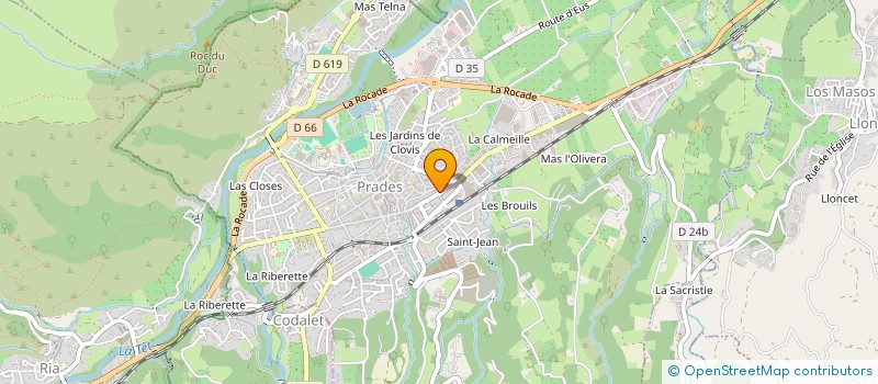 localisation de l'entreprise 991 764 622   PRADES