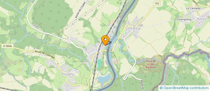 localisation de l'entreprise 991 898 164   POUGNY