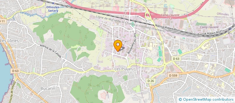 localisation de l'entreprise 996 à SIX-FOURS-LES-PLAGES