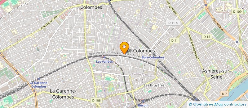localisation de l'entreprise 9AM à BOIS-COLOMBES