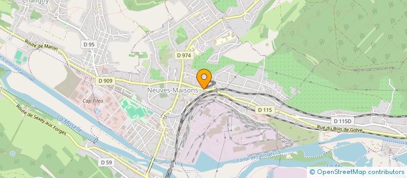 localisation de l'entreprise 9B RUE JEANNOT  NEUVES-MAISONS