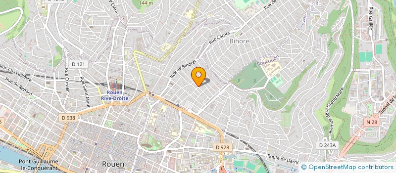 localisation de l'entreprise 9CORP à ROUEN