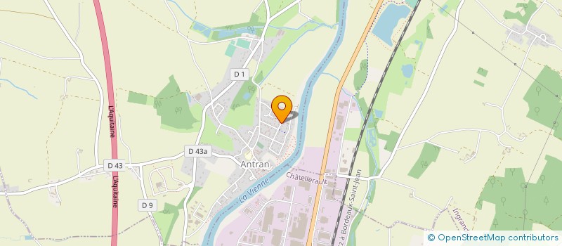 localisation de l'entreprise 9DECOEUR à CHATELLERAULT