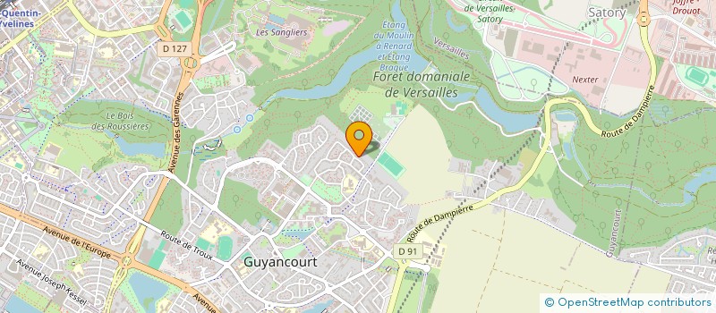 localisation de l'entreprise 9ELEVEN à GUYANCOURT
