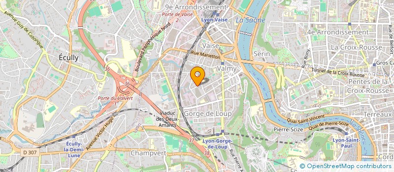 localisation de l'entreprise 9EME ALTERNATIVES  LYON